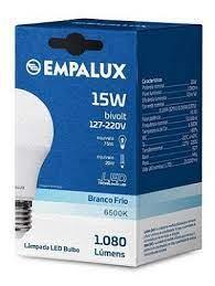 imagem de LAMPADA EMPALUX LED A65 BIVOLT 15W