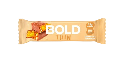 imagem de BAR PROT BOLD THIN 40G CARAMELO E AMENDOIM