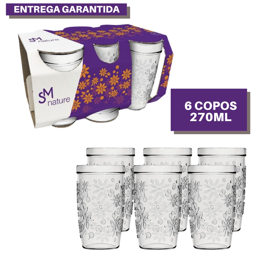 imagem de COPO VD NATURE 270ML C 6