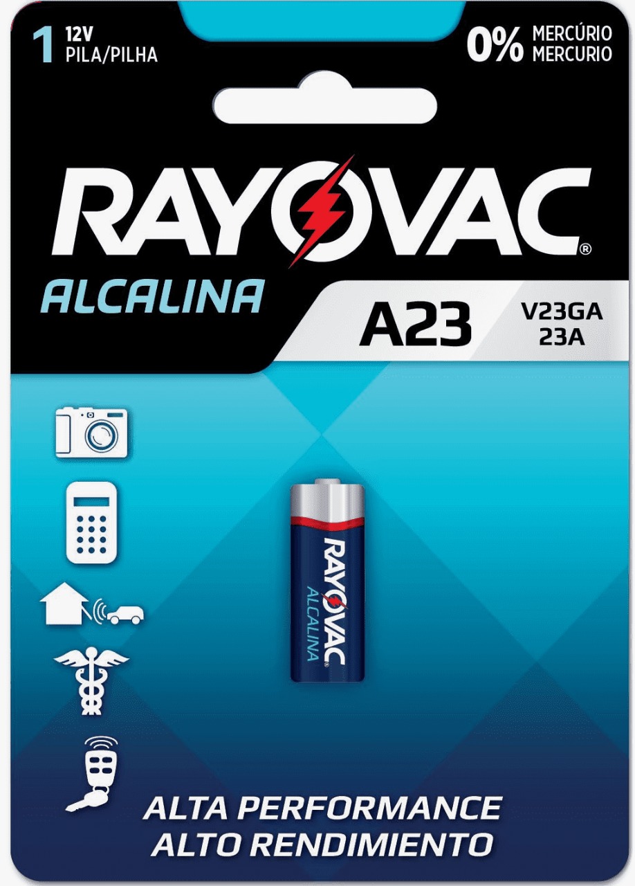 imagem de BATERIA RAYOVAC PHOTO LITIO V23GA C/1UN