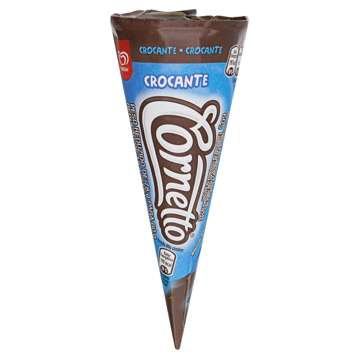imagem de CONE CORNETTO 60G CROCANTE