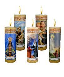 imagem de VELA JOAO PAULO II 260G STA RITA CASSIA