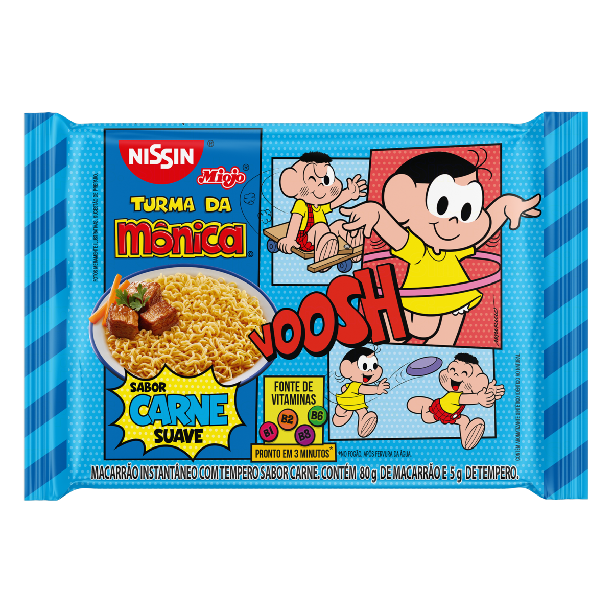 imagem de NISSIN LAMEN TURMA MONICA 85G CARNE