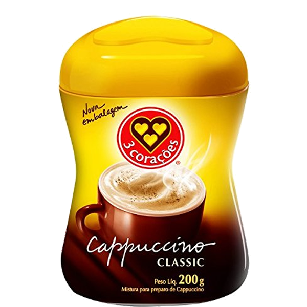 imagem de CAPPUCINO 3 CORACOES 200G CLASSIC