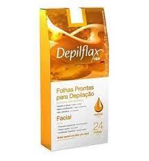 imagem de FOLHAS PRONT DEPILFLAX  FACIAL 24UN NATURAL