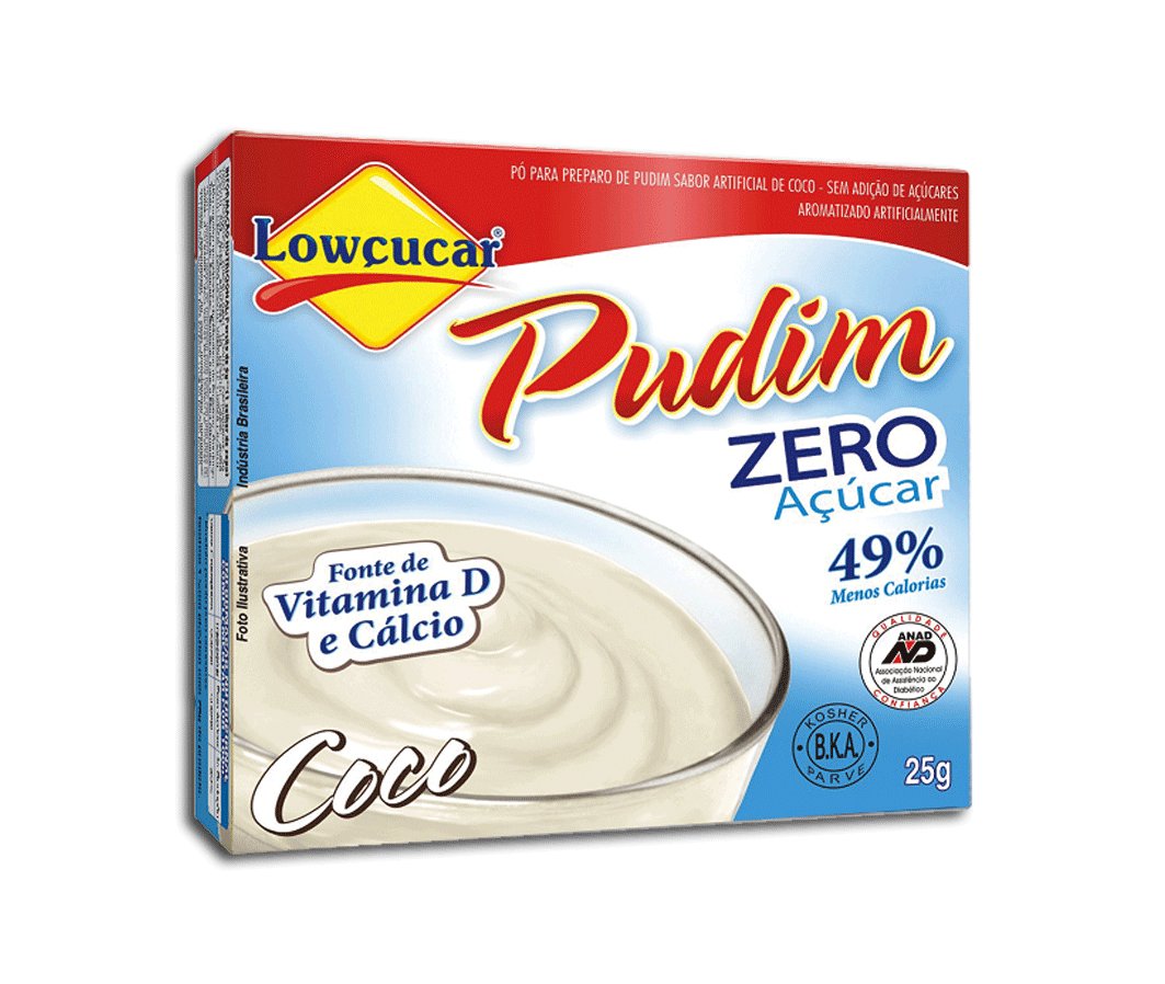 imagem de PO P  PUDIM LOWCUCAR 25G COCO
