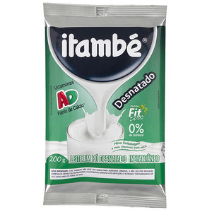 imagem de LEITE PO ITAMBE 200G DESNATADO