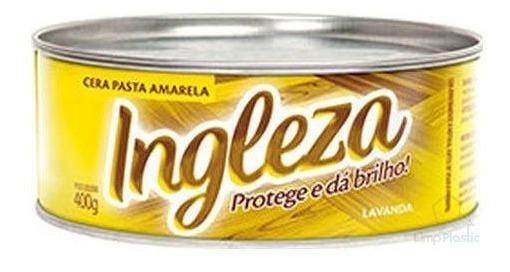 imagem de CERA PASTA INGLEZA 400G AMARELA