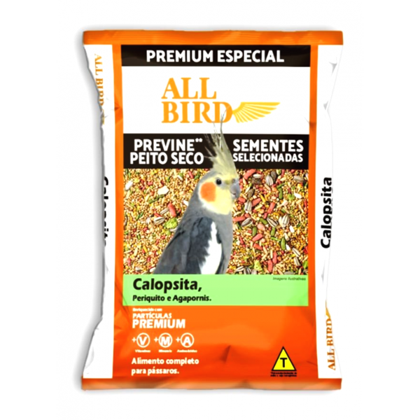 imagem de RACAO ALL BIRD 500G CALOPSITA