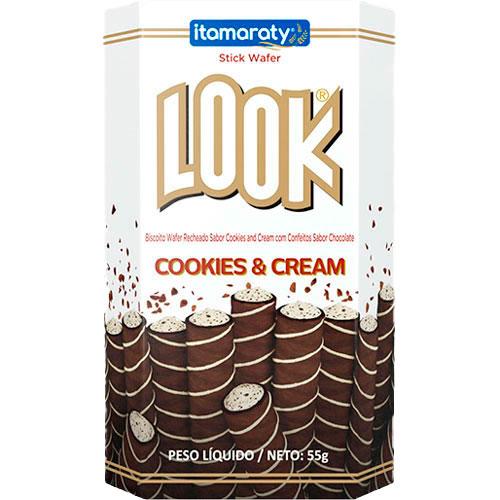 imagem de BISC LOOK 55G WAFER COOKIES CREAM