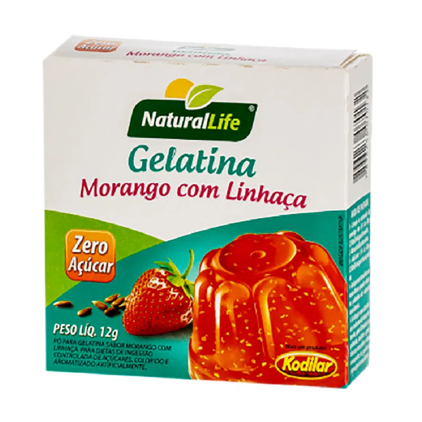 imagem de GELATINA KODILAR 12G MORANGO C/ LINHACA