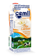 imagem de LEITE UHT CEMIL 1L INT ZERO LACTOSE