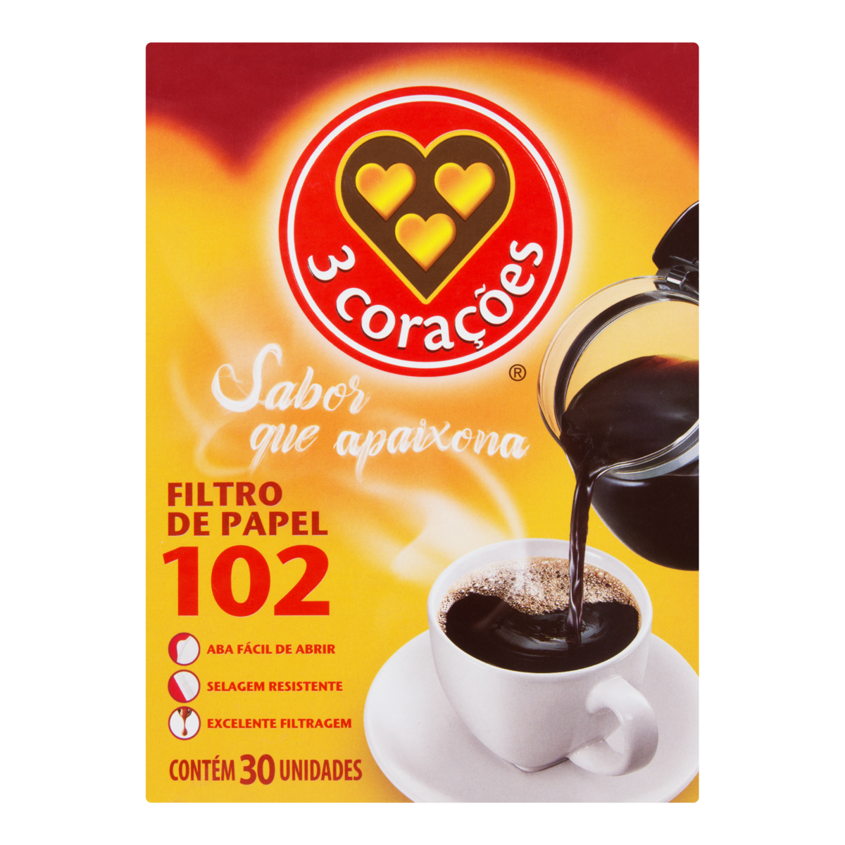 imagem de FILTRO PAPEL 3 CORACOES 103 C 5