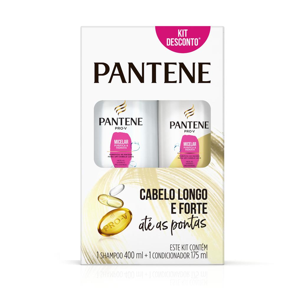 imagem de KIT PANTENE MICELAR SH400ML + COND175ML