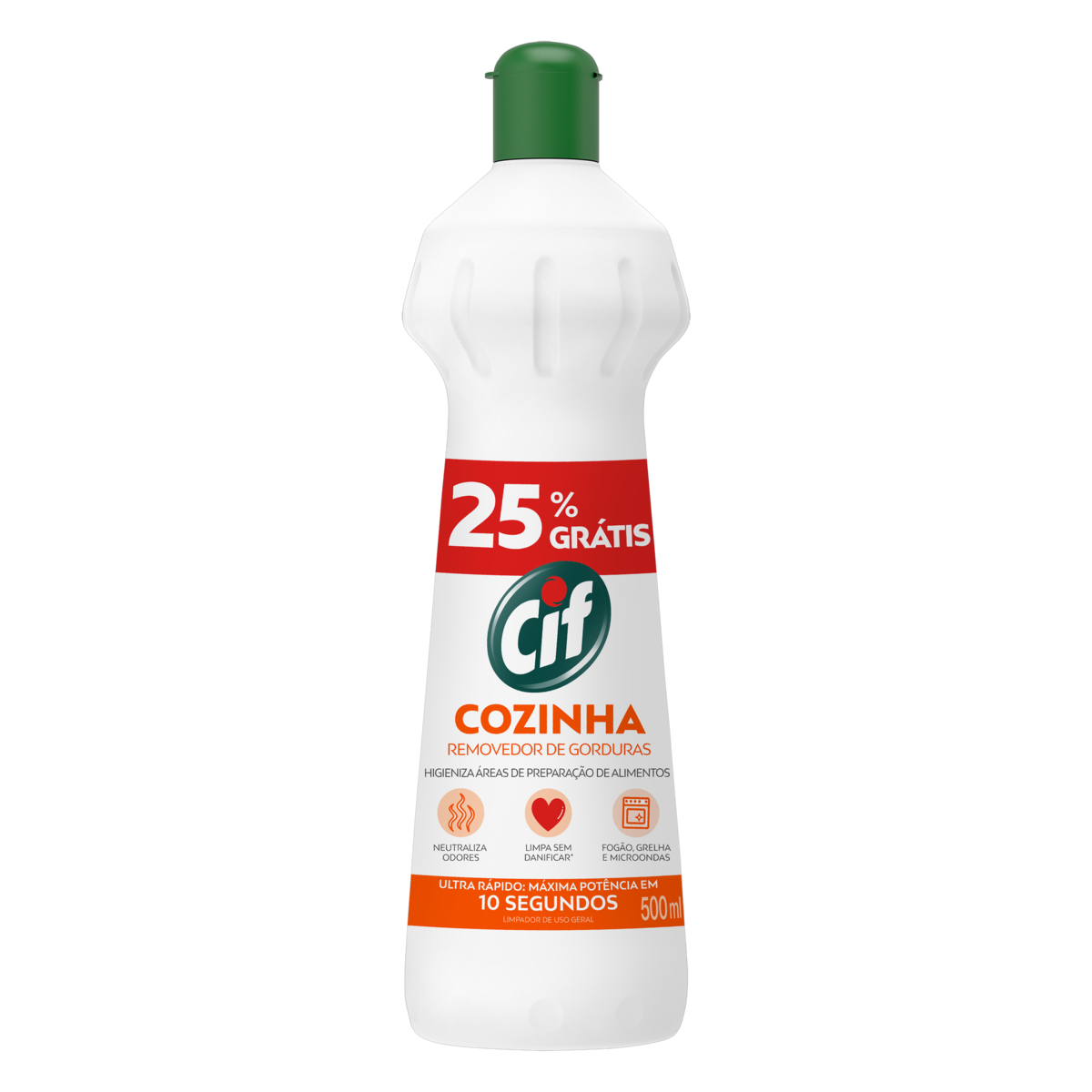 imagem de LIMP CIF DESENG 500ML COZINHA SQZ + 25% GTS