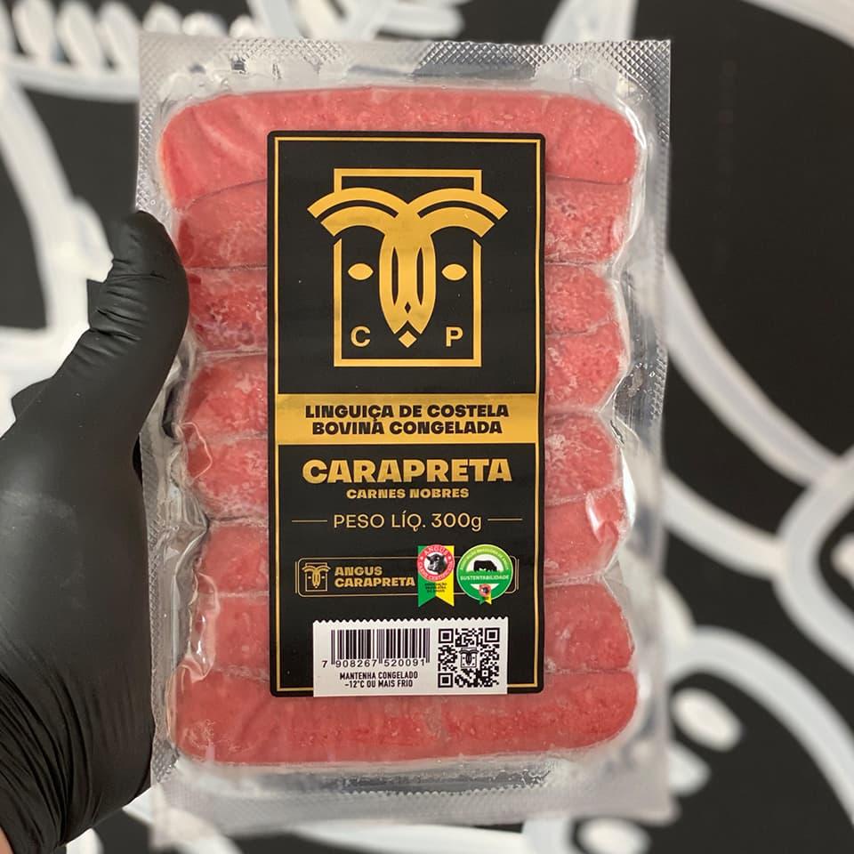 imagem de LINGUICA COSTELA BOV 300G ANGUS CARA PRETA