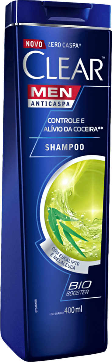 imagem de SH CLEAR 400ML MEN ANTICASPA CONTROL ALIVIO COCEIR