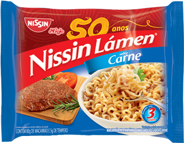 imagem de NISSIN LAMEN 85G CARNE