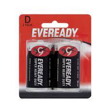 imagem de PILHA EVEREADY D2 GRANDE C/2UN