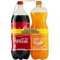 imagem de REFRI COCA + FANTA LARANJA 2 LT