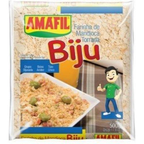 imagem de FAR MANDIOCA AMAFIL BIJU 500G TORRADA