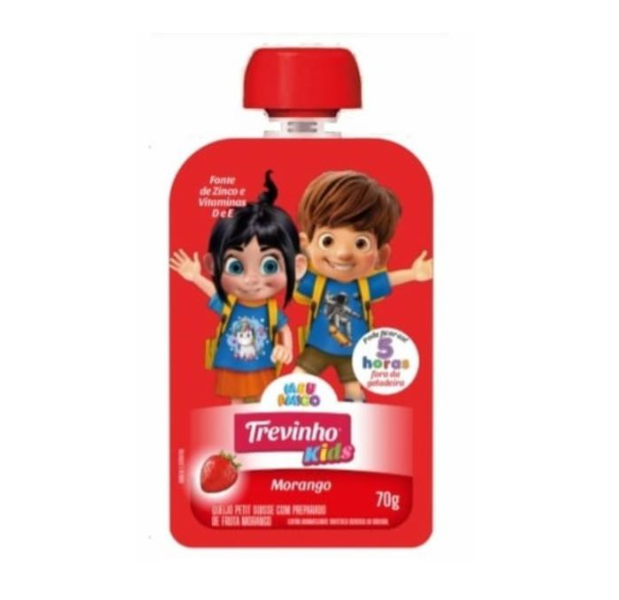 imagem de PETIT SUISSE TREVINHO KIDS 70G MORANGO