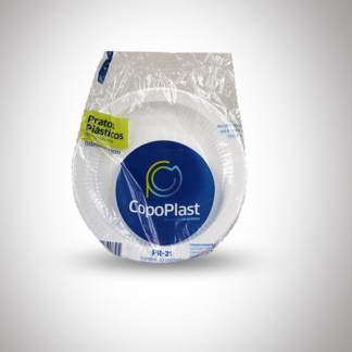 imagem de PRATO DESC COPOPLAST RASO 21 CM C 10