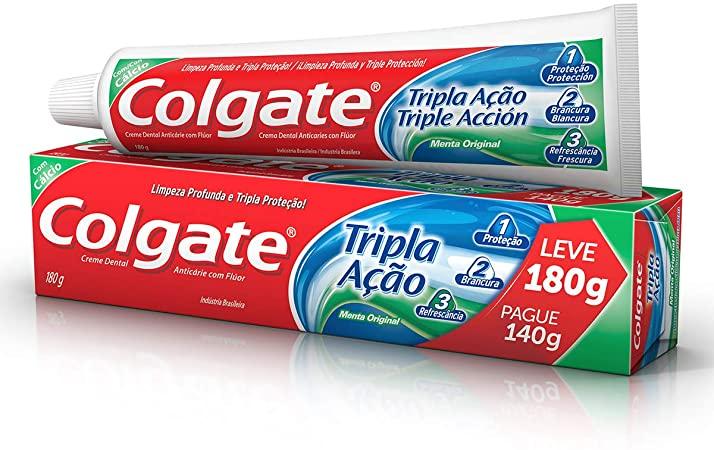 imagem de C D COLGATE 180G TRIPLA ACAO MENTA