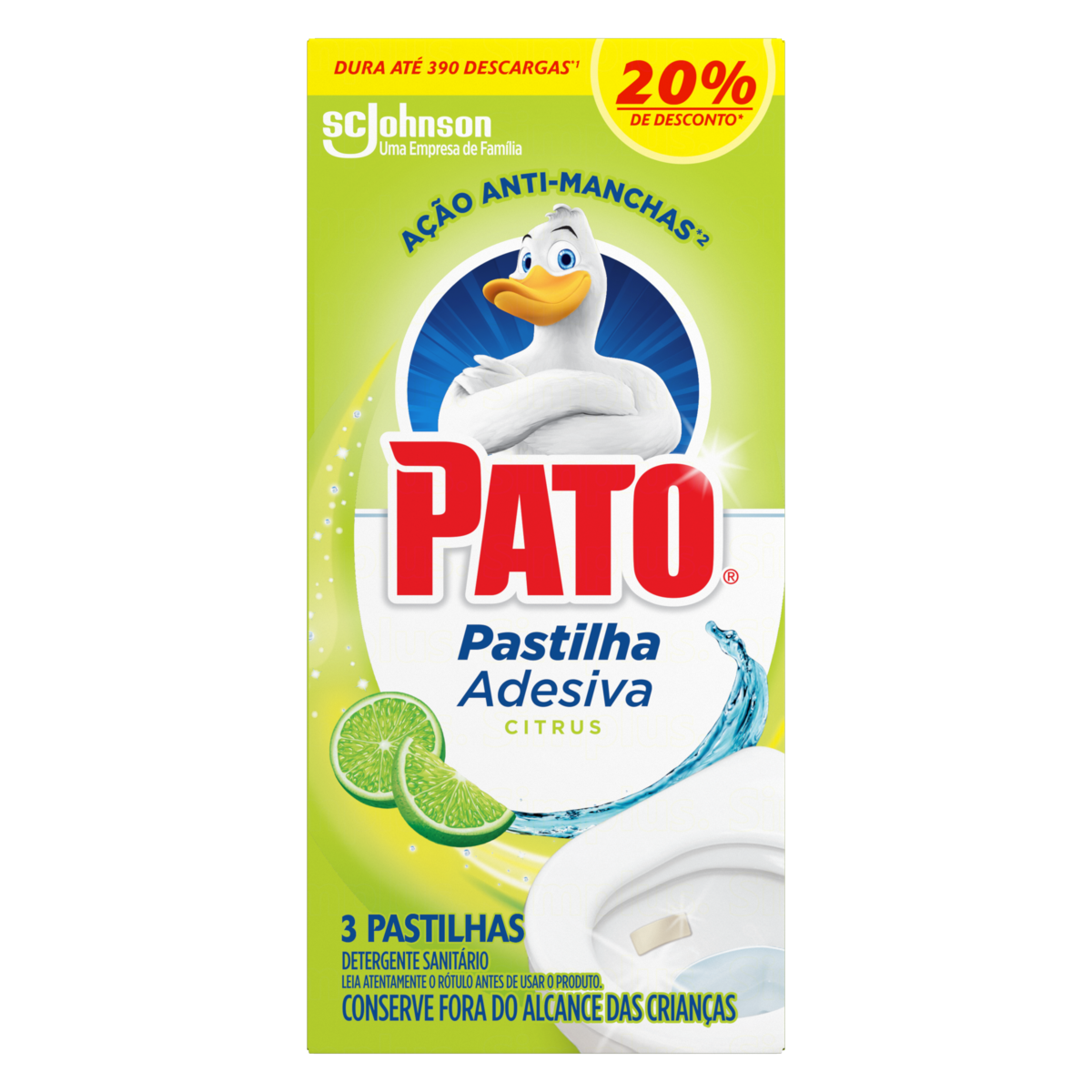 imagem de PATO PAST ADESIVA 3UN CITRUS