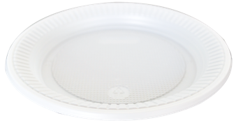 imagem de PRATO DESC BELLO FESTAS RASO 15CM C/10 - BRANCO