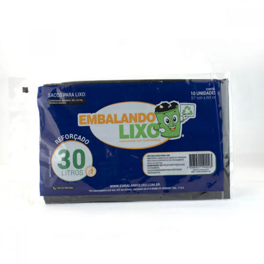 imagem de SACOS P LIXO POTENZZA 30 LITROS C/20