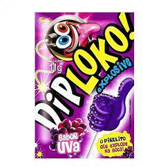 imagem de PIRULITO DIP LOKO EXPLOSIVE UVA
