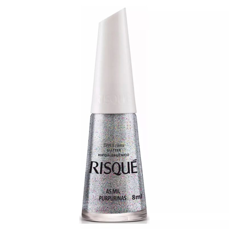 imagem de ESMALTE RISQUE 8ML MIL PURPURINAS