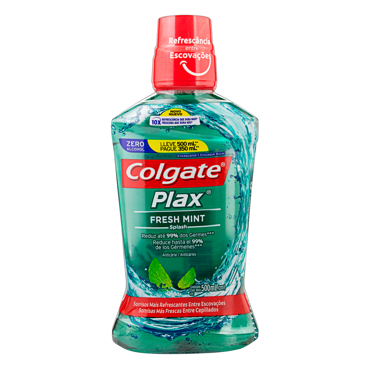 imagem de ENX BUCAL COLGATE PLAX 500ML FRESH MINT