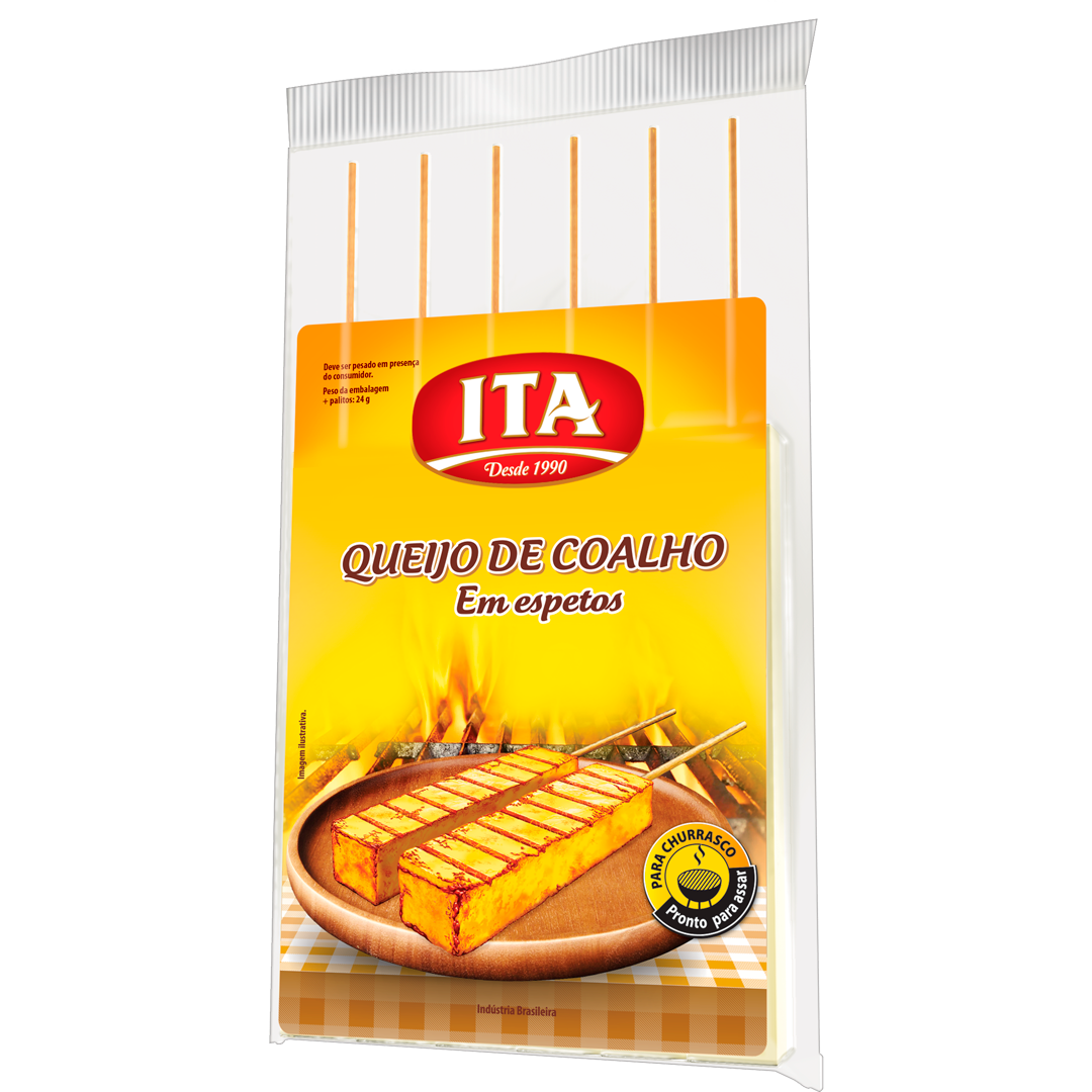 imagem de QUEIJO DE COALHO EM ESPETO ITA 500G