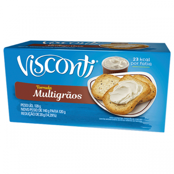 imagem de TORRADA VISCONTI 120G MULTIGRAOS