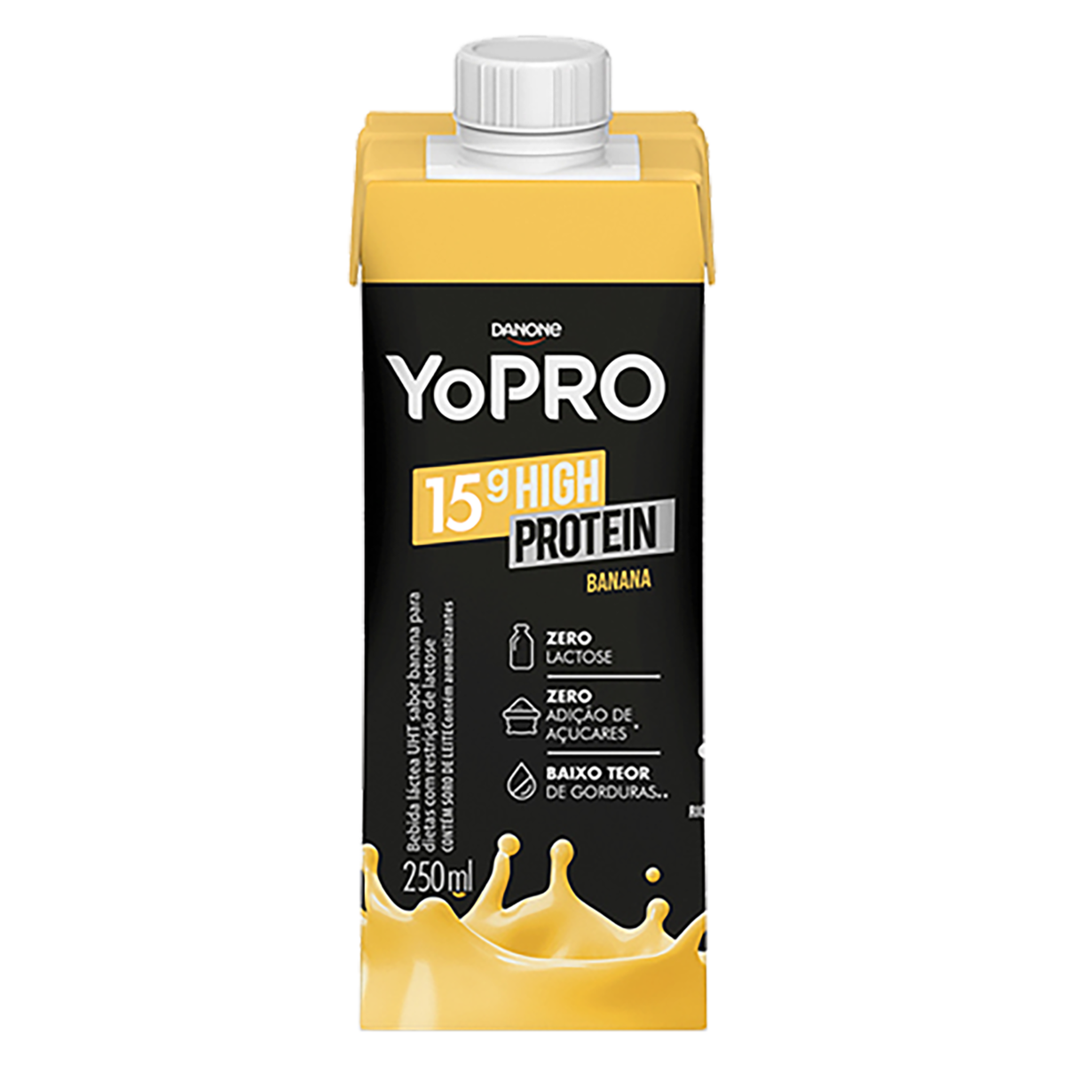 imagem de BEB LACTEA YOPRO DANONE BANANA 250ML