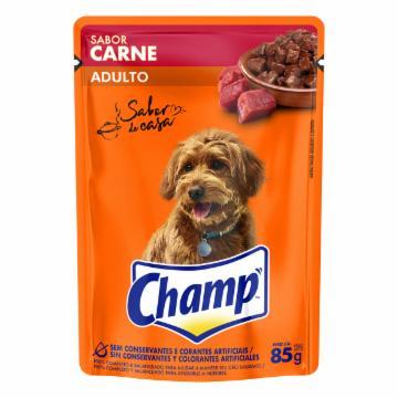 imagem de CHAMP 85G CARNE SACHE ADULTO