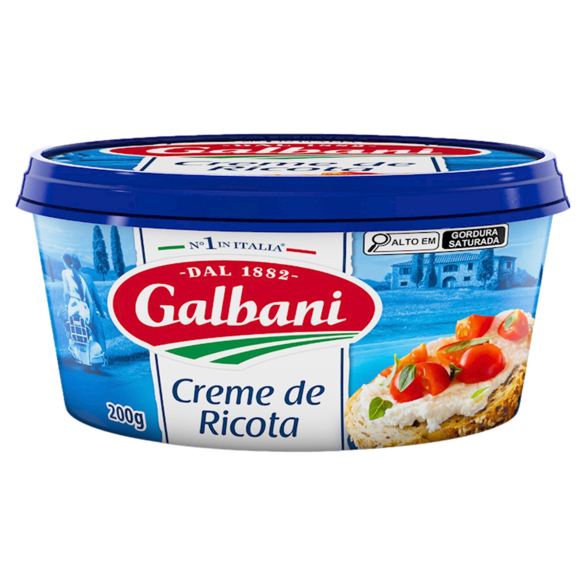 imagem de CREME DE RICOTA GALBANI 200G TRAD POTE