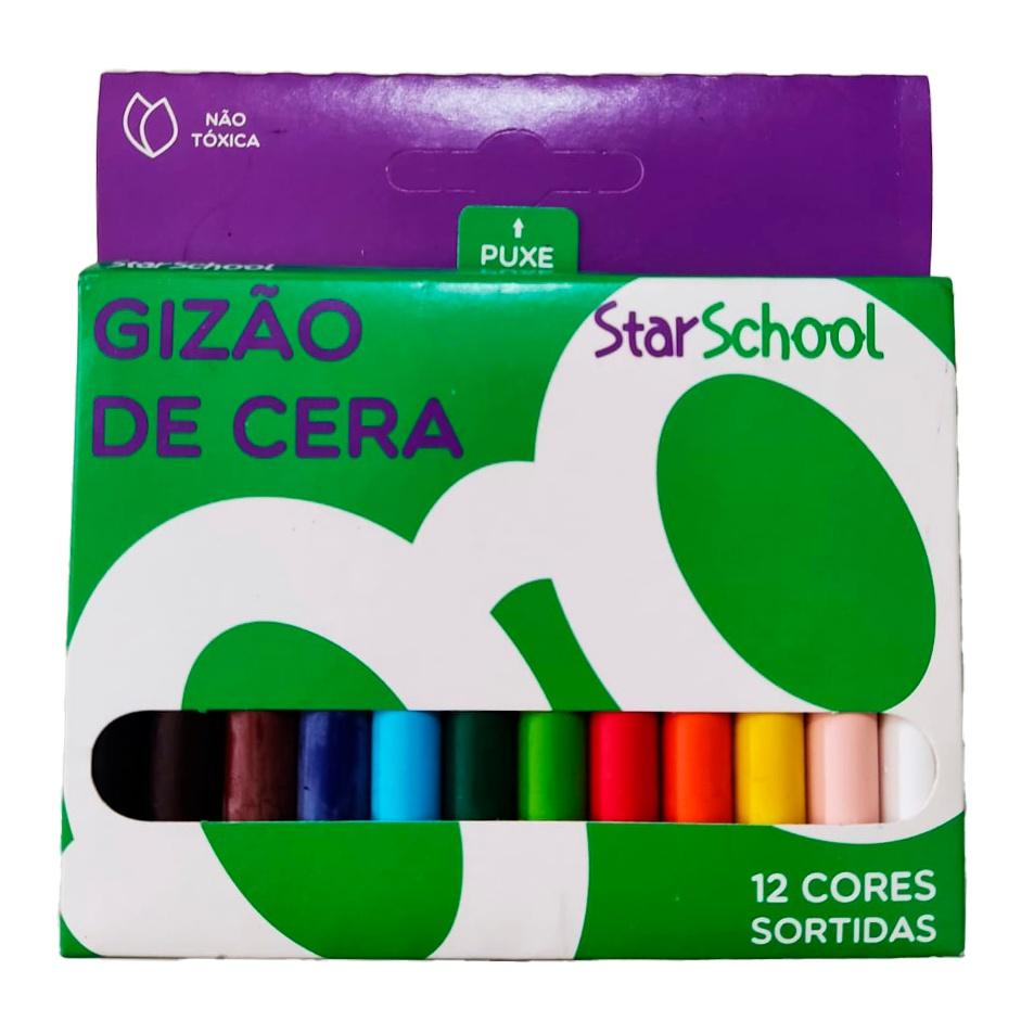 imagem de GIZAO CERA  STARSCHOOL 12 CORES