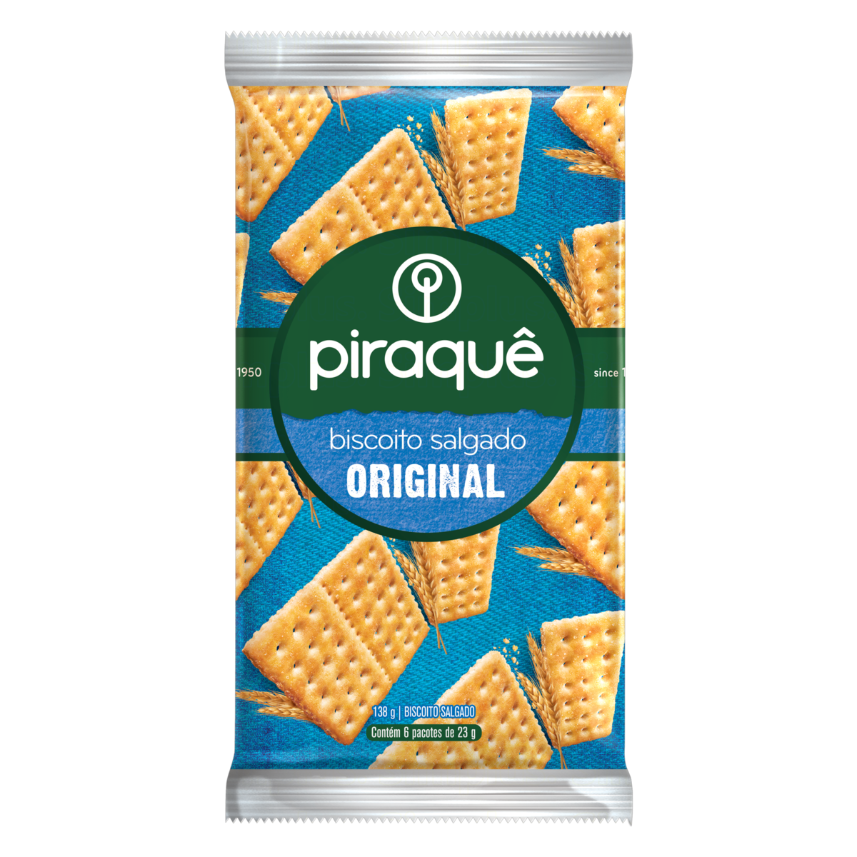 imagem de BISC PIRAQUE CRACKER 138G ORIGINAL