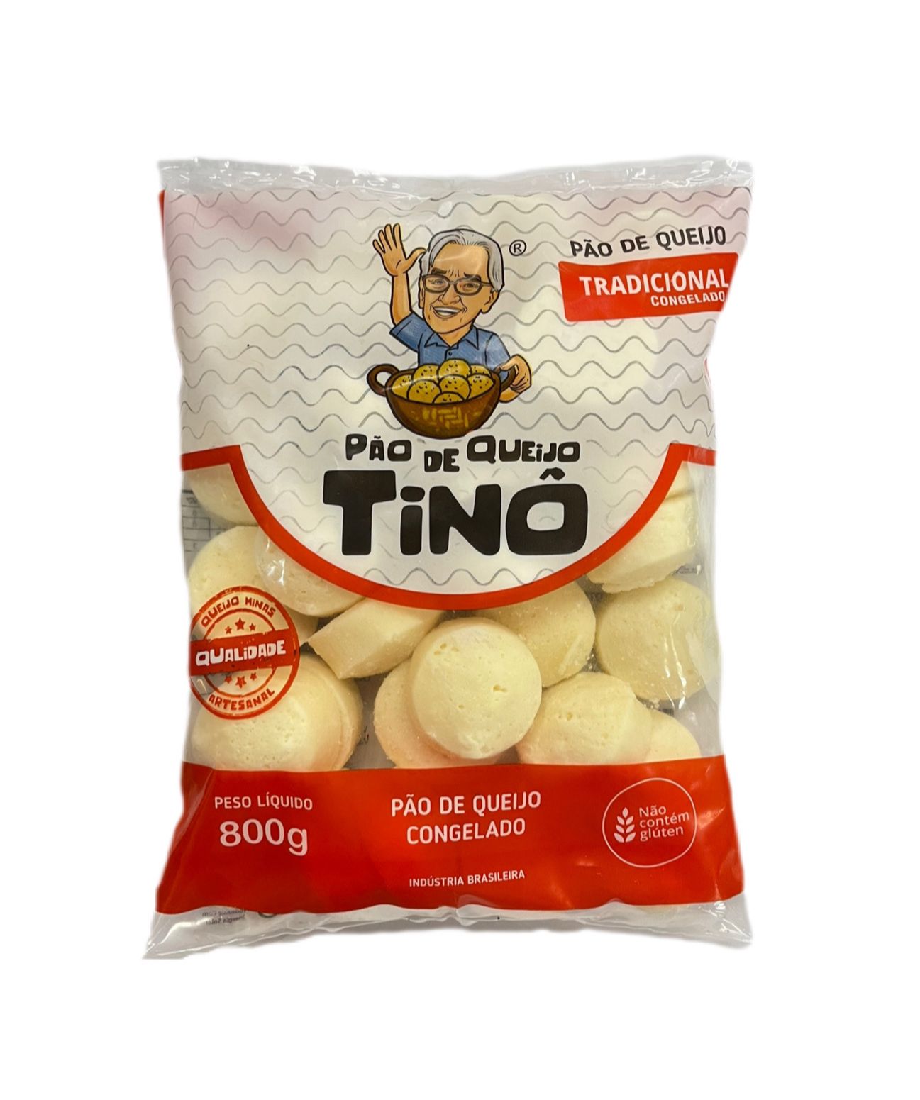 imagem de PAO DE QUEIJO TINO 800G TRADICIONAL