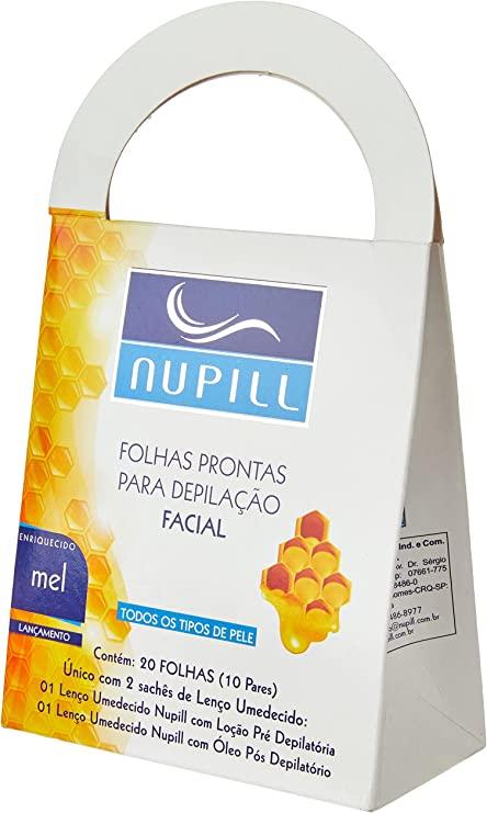 imagem de FOLHAS NUPILL P  DEPILACAO C 20 ROSTO