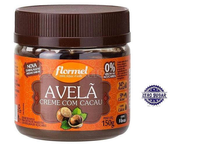 imagem de CREME AVELA FLORMEL 150G CACAU ZERO ACUCAR