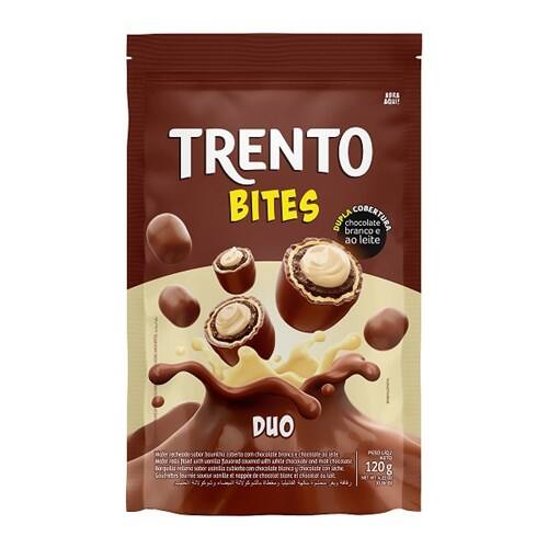 imagem de TRENTO CHOC WAFER BITES 120G DUO