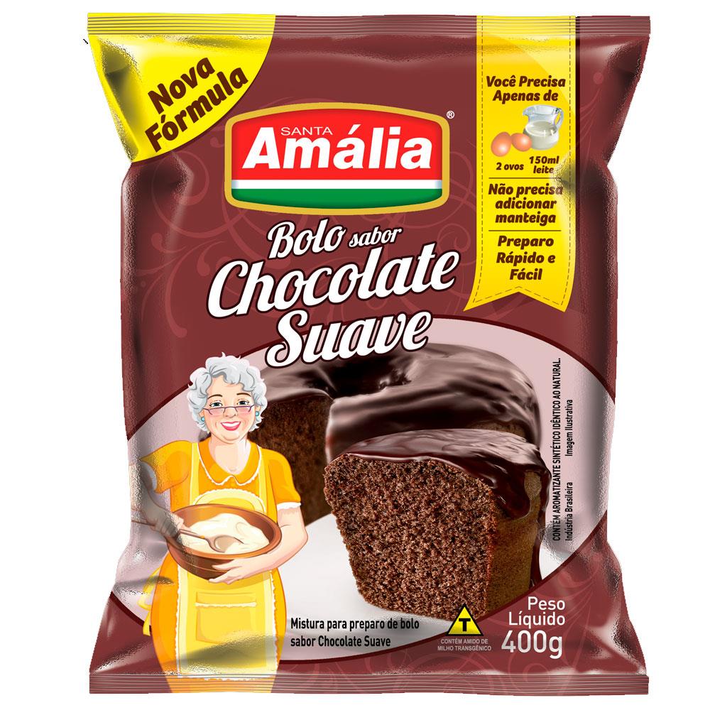 imagem de MIST BOLO STA AMALIA 400G CHOCOLATE SUAVE