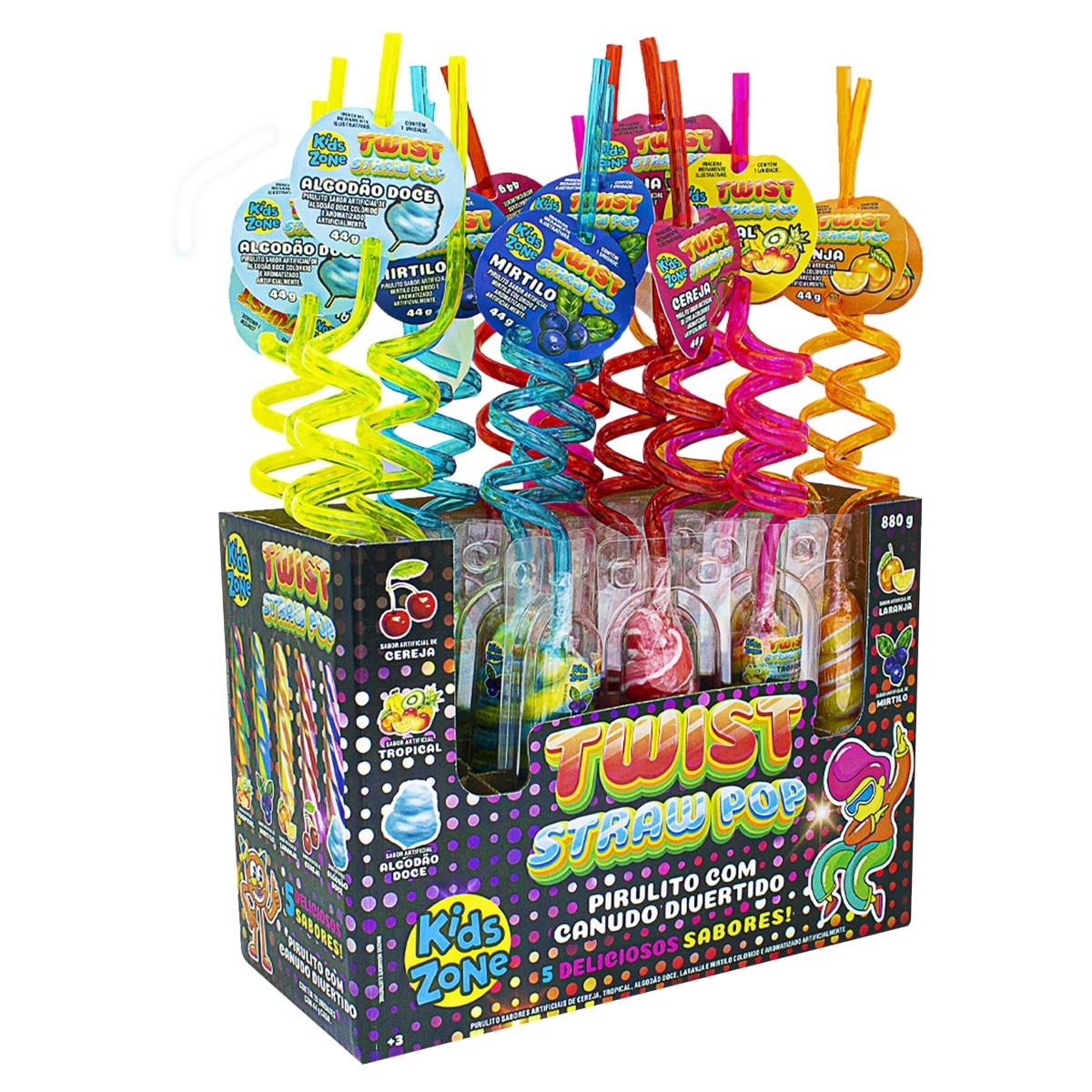 imagem de PIRULITO TWIST 44G LARANJA