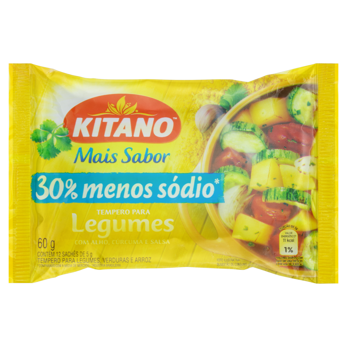 imagem de MAIS SABOR 60G AMARELO LEGUMES E VERDURAS