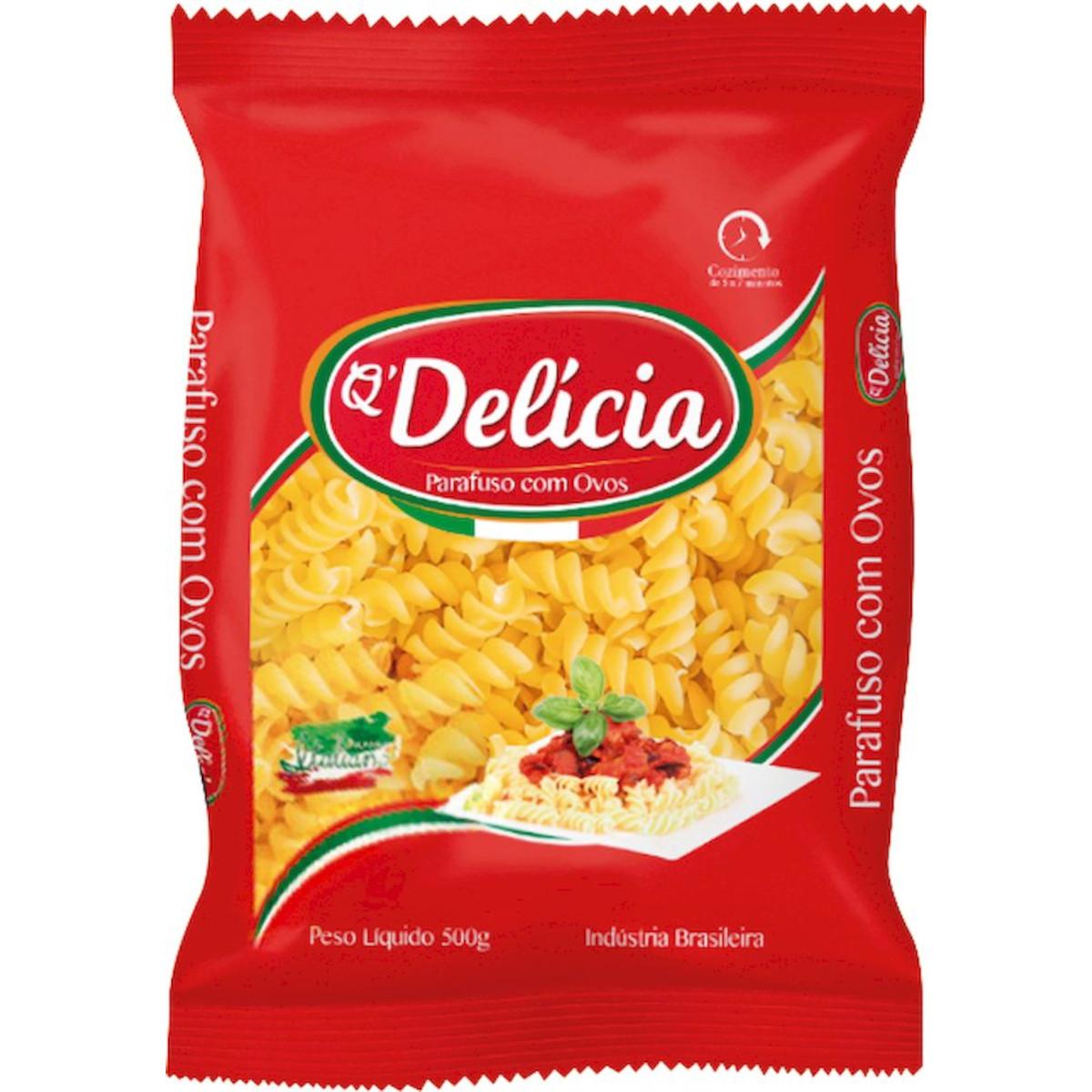 imagem de MAC QDELICIA 500G C/OVOS PARAFUSO