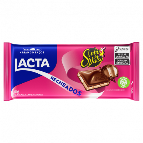 imagem de CHOC BARRA LACTA 98G SONHO DE VALSA